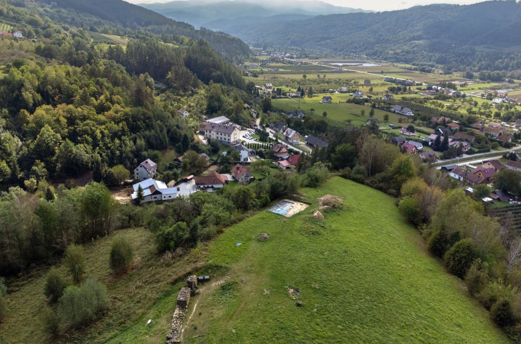 wzgórze z lotu ptaka